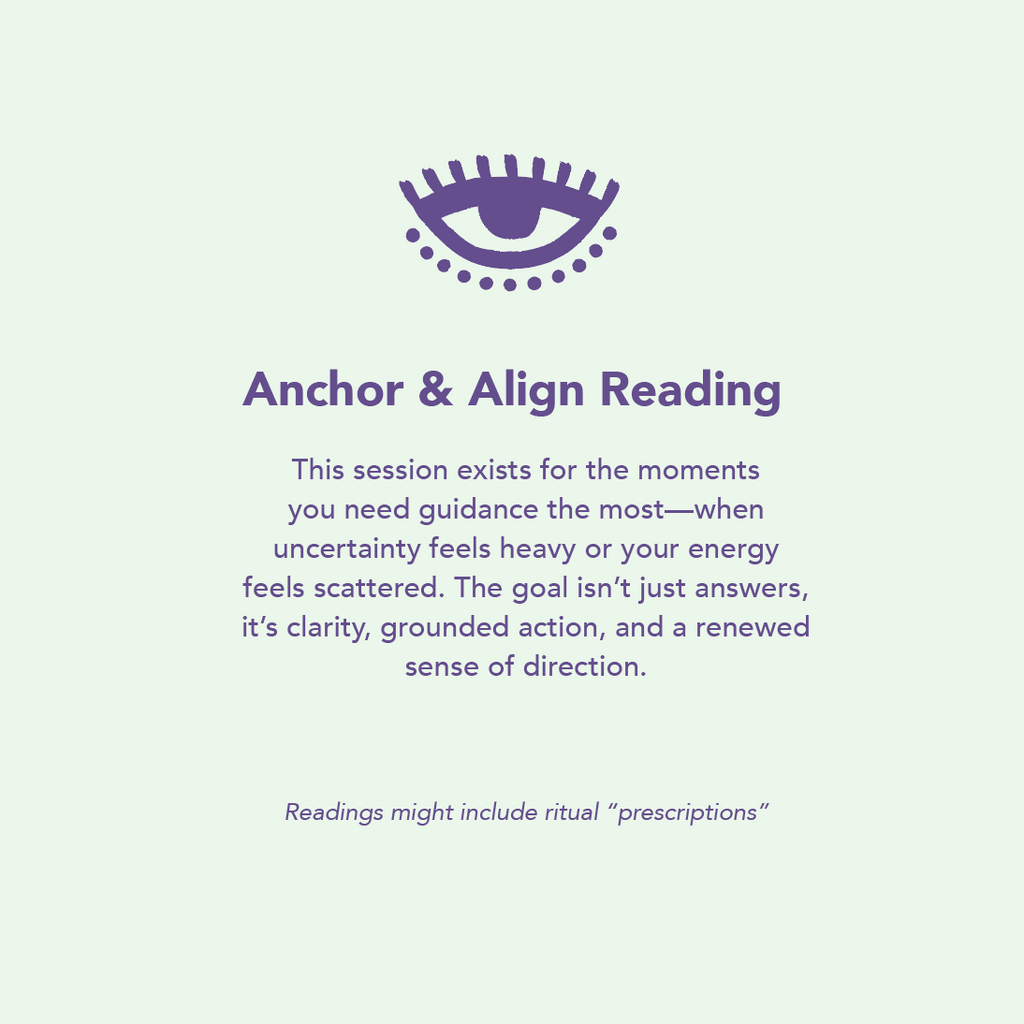 Anchor & Align Reading (Via Zoom)